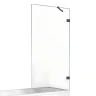 Шторка для ванны New Trendy AVEXA Gunmetal brushed x100 EXK-3520