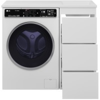 Тумба с раковиной Brevita Grafit 100 R УТ000015080 Белая матовая МДФ / ЛДСП