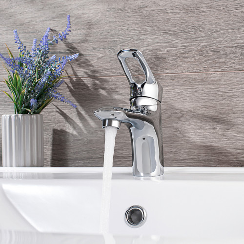 Смеситель для раковины Ростовская Мануфактура Сантехники SL120-001F Хром