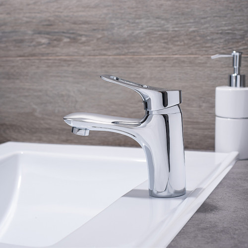 Смеситель для раковины Ростовская Мануфактура Сантехники SL120-001F Хром