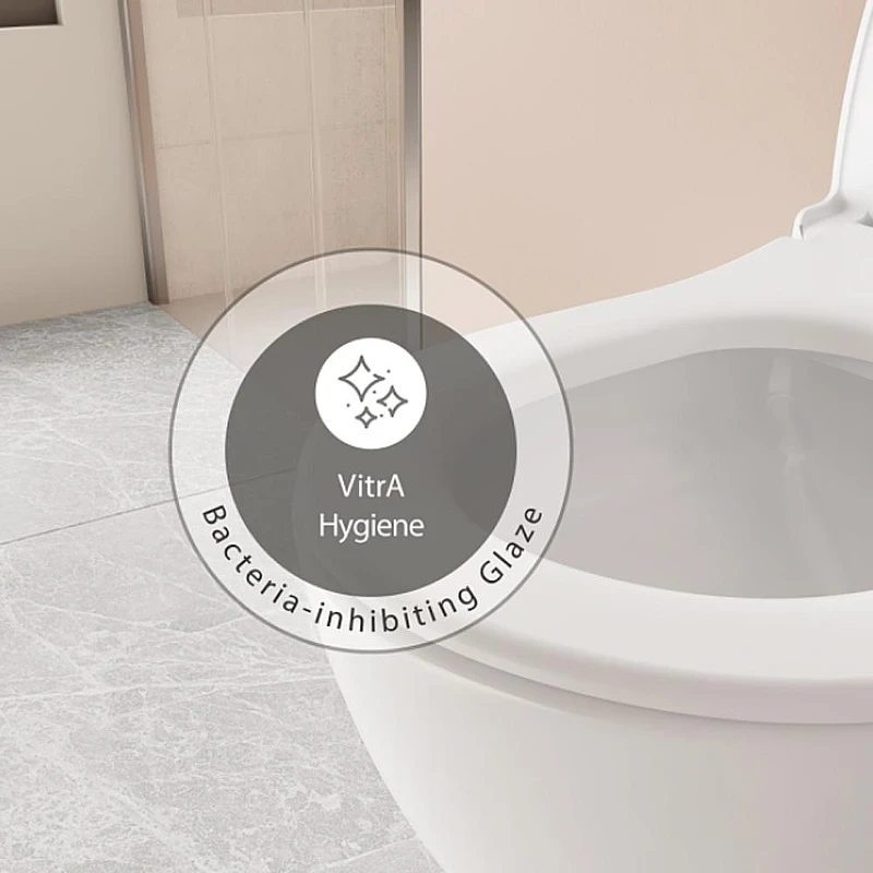 Унитаз компакт Vitra Zentrum 9012B003-7209 цвет Белый с бачком и сиденьем Микролифт