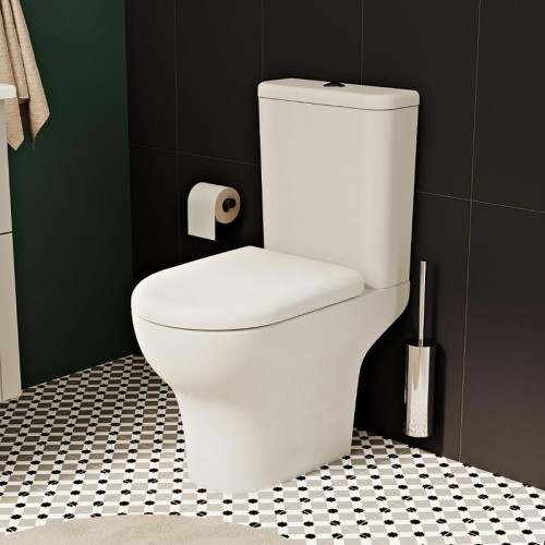 Унитаз компакт Vitra Zentrum 9012B003-7209 цвет Белый с бачком и сиденьем Микролифт