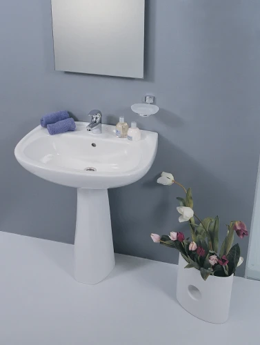 Раковина Vitra Normus 55 9600B003-7650 Белая фарфор подвесная