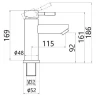 Смеситель для раковины Maretti Project-S PS32RF19 Сатин