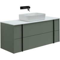 Тумба под раковину Allen Brau Reality 120 1.32008.CGM подвесная Олива матовая МДФ / ЛДСП