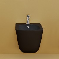 Биде Kerasan Tribeca 512531 подвесное Черное матовое