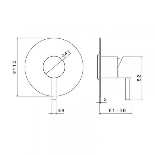 Смеситель для душа Newform X-Steel 316 69675EX.59.067 цвет Copper Bronze