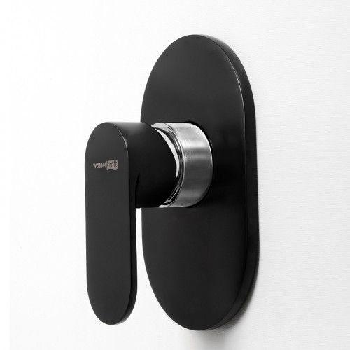 Смеситель для раковины WasserKRAFT A74543 Черный матовый латунь встраиваемый