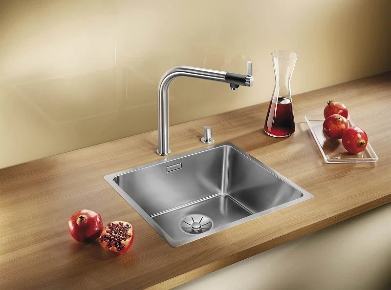 Кухонная мойка Blanco Andano 400-IF 522957 Нержавеющая сталь с зеркальной полировкой нержавеющая сталь встраиваемый