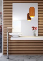 Смеситель для раковины Webert Living LV832101560 Черный матовый на пол