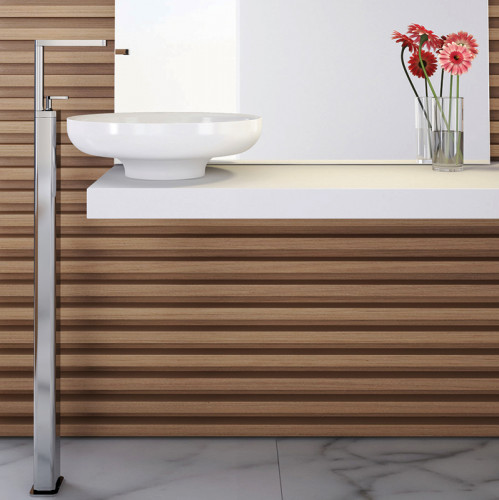 Смеситель для раковины Webert Living LV832101560 Черный матовый на пол