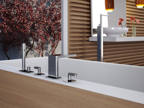 Смеситель для раковины Webert Living LV832101560 Черный матовый на пол