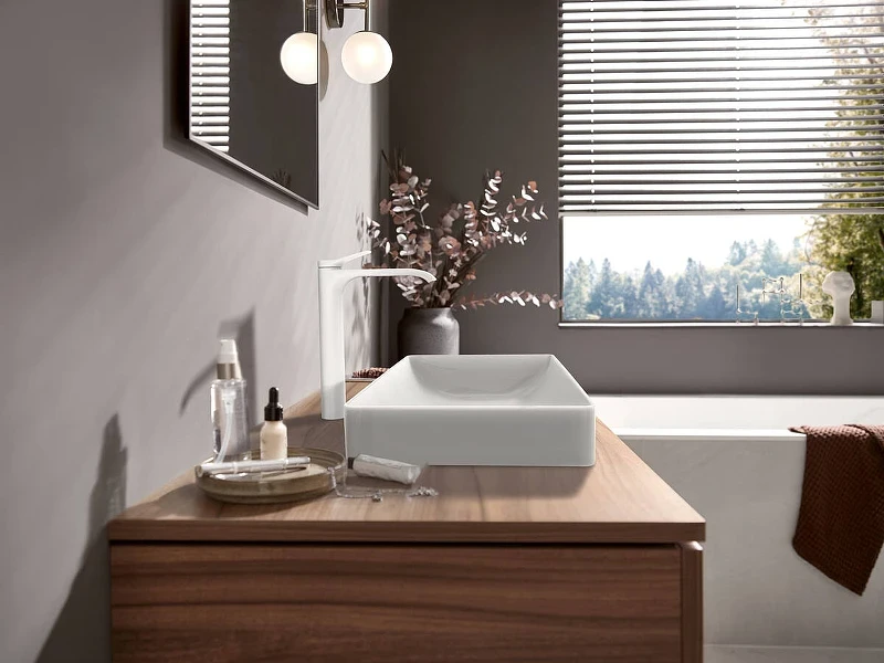 Смеситель для раковины Hansgrohe Vivenis 75040700 Белый матовый латунь