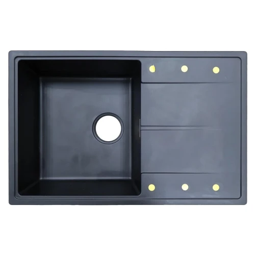 Кухонная мойка Azario Izmir 74 CS00097684 цвет Черный