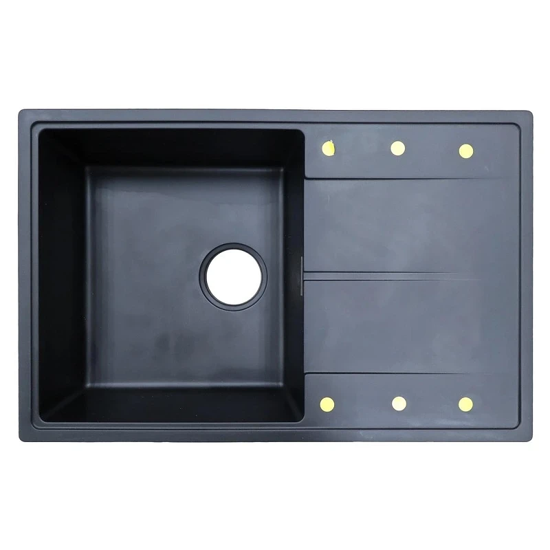 Кухонная мойка Azario Izmir 74 CS00097684 цвет Черный