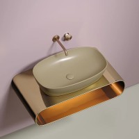 Раковина-чаша Ceramicanova Element 60 CN6049MC Капучино матовая фарфор накладная