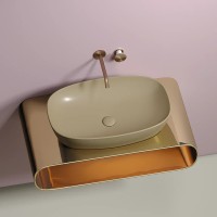 Раковина-чаша Ceramicanova Element 60 CN6049MC Капучино матовая фарфор накладная