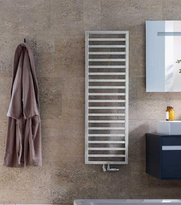 Водяной полотенцесушитель Zehnder Quaro Inox QAI-180-060 Inox Нержавеющая сталь