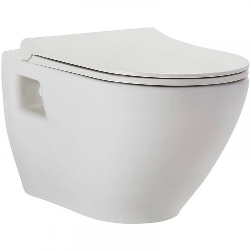Унитаз биде beWash Vettern 82323601 подвесной Белый глянец с сиденьем Микролифт фарфор подвесной