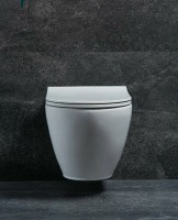 Унитаз биде beWash Vettern 82323601 подвесной Белый глянец с сиденьем Микролифт фарфор подвесной