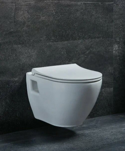 Унитаз биде beWash Vettern 82323601 подвесной Белый глянец с сиденьем Микролифт фарфор подвесной