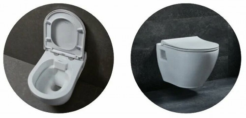 Унитаз биде beWash Vettern 82323601 подвесной Белый глянец с сиденьем Микролифт фарфор подвесной