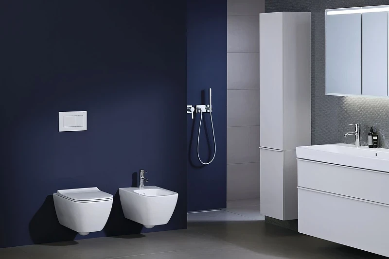 Тумба под раковину Geberit Smyle Square 75 500.353.00.1 Белый глянцевый МДФ / ЛДСП