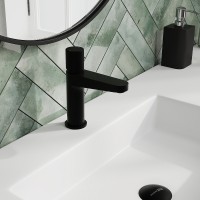Смеситель для раковины WasserKRAFT Fulda 5203 Черный матовый латунь