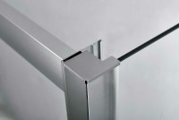Душевой уголок Vincea Alpha 110x90 VSR-3AL9011MT профиль Хром стекло текстурное