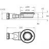 Душевой поддон из искусственного камня BelBagno Uno 120x90 R TRAY-MR-UNO-RH-120/90-550-35-W-R-CR Белый
