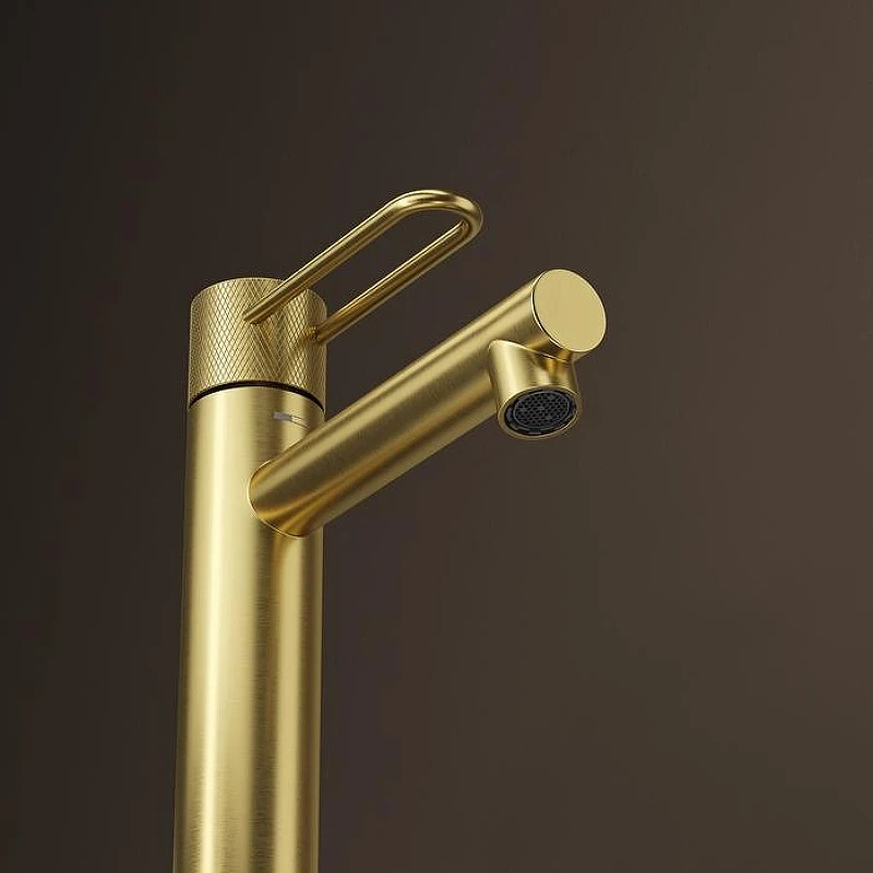 Смеситель для раковины Iddis Duna DUNMG00i01 Золото матовое