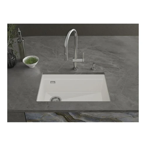 Кухонная мойка Rivelato Lino 65 LN-654-L brina цвет Иней