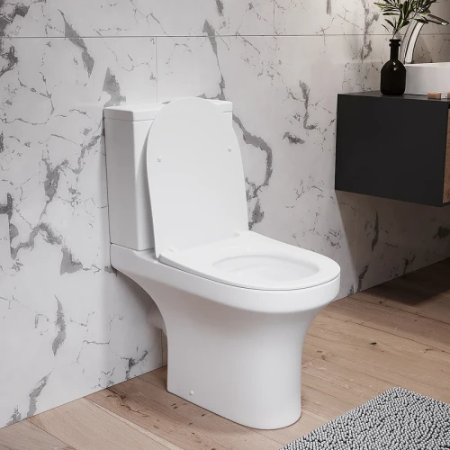 Унитаз компакт Damixa Skyline DX35C8600SC с бачком и сиденьем Микролифт фарфор напольный