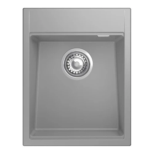 Кухонная мойка Rivelato Tesoro 40 TR-405 grigio metallizz цвет Серый металлик