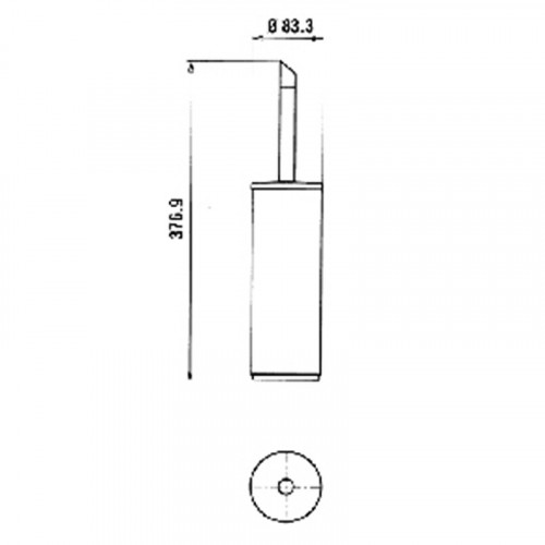 Ершик для унитаза Paini Morgana 73CR061 Хром