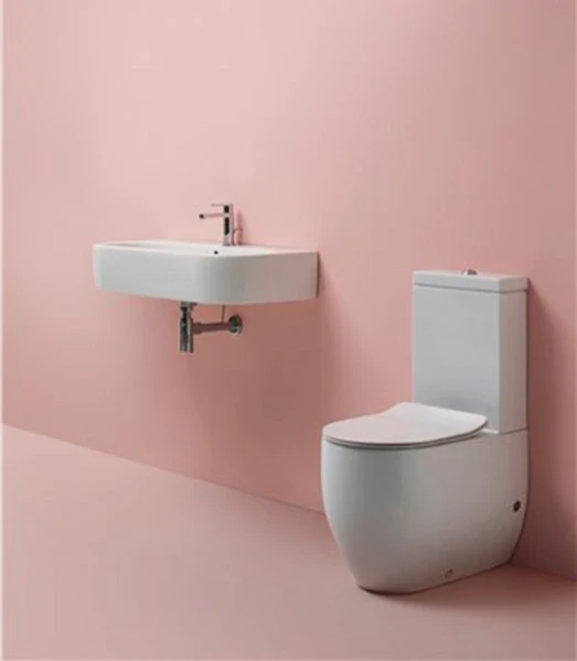 Унитаз компакт Kerasan Flo 3117 без сиденья и без бачка фаянс напольный