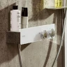 Смеситель для душа Hansgrohe ShowerTablet 13102400 с термостатом Белый Хром латунь на стену
