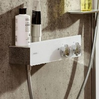 Смеситель для душа Hansgrohe ShowerTablet 13102400 с термостатом Белый Хром латунь на стену
