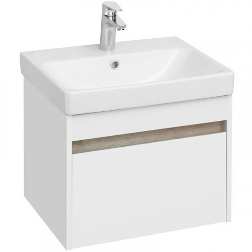 Тумба под раковину Aquaton Марти 55 1A263201MY010 подвесная Ясень шимо МДФ / ЛДСП