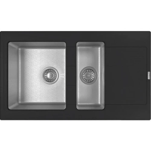 Кухонная мойка Florentina Комби-860К 21.410.D0860.302 Антрацит комбинированные встраиваемый