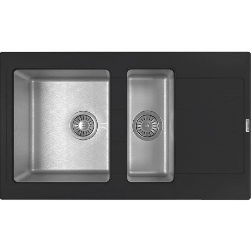 Кухонная мойка Florentina Комби-860К 21.410.D0860.302 Антрацит комбинированные встраиваемый