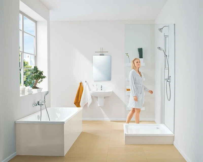 Смеситель для раковины Grohe Baucurve 32805000 Хром латунь