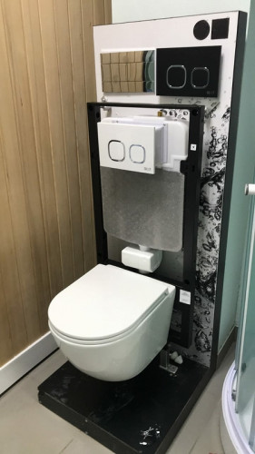 Инсталляция WeltWasser WW Amberg 506 10000005662 для унитаза без клавиши смыва пластик