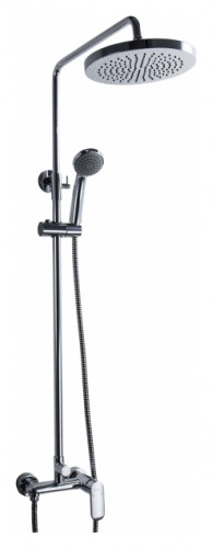 Душевая система Bravat Opal С F9125183CP-A1-RUS Хром нержавеющая сталь на стену