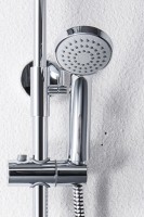Душевая система Bravat Opal С F9125183CP-A1-RUS Хром нержавеющая сталь на стену