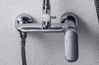 Душевая система Bravat Opal С F9125183CP-A1-RUS Хром нержавеющая сталь на стену