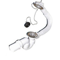 Слив-перелив McAlpine MRB1-EX цвет Белый Хром