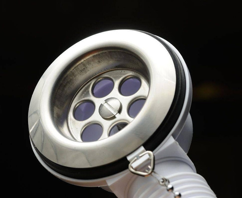 Слив-перелив McAlpine MRB1-EX цвет Белый Хром