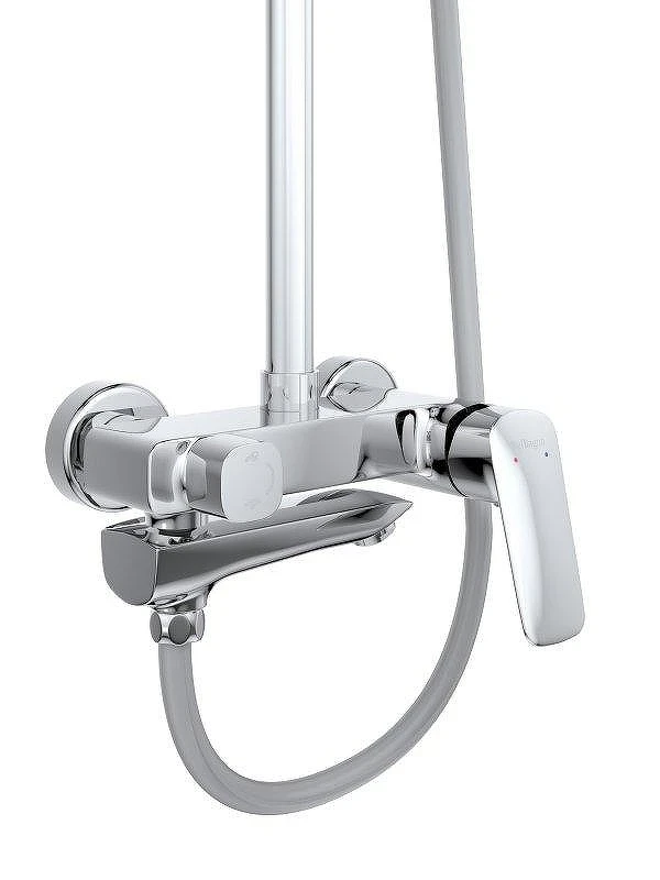 Душевая система BelBagno Due DUE-VSCM-GM цвет Оружейная сталь