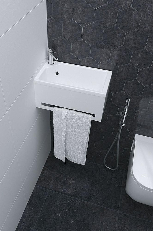 Комплект мебели для ванной DIWO Казань 40 L подвесной цвет Белый